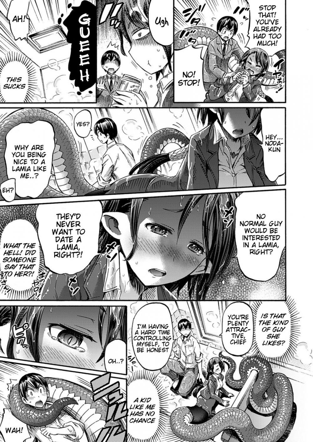 Hentai Manga Comic-Lamia, the Carry-Out Office Lady-Read-5